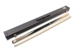 Baize Master Baize Master Silver Series 57 Inch GREY VICTORY Snooker Pool 2pc Ash Cue Set With Baize Master Black Metal Badge Case And 2 X Chalk - 9.5mm -Billiards Shop IMG 9196 scaled 1