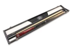 Baize Master Baize Master Silver Series 52 Inch RED CONQUEST Snooker Pool 2pc Ash Cue Set With Baize Master Black Metal Badge Case - 9.5mm 13 Baize Master Baize Master Silver Series 52 Inch RED CONQUEST Snooker Pool 2pc Ash Cue Set With Baize Master Black Metal Badge Case - 9.5mm -Billiards Shop IMG 9216 scaled 1