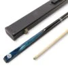 Baize Master Baize Master Silver Series 52 Inch BLUE CONQUEST Snooker Pool 2pc Ash Cue Set With Baize Master Black Metal Badge Case - 9.5mm -Billiards Shop IMG 9242 2