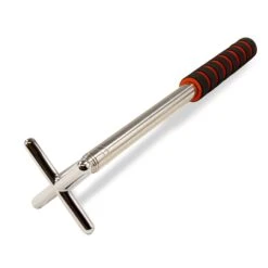 Cue + Case Funky Chalk Portable Telescopic Metal Rest Stick With Foam Handle And Choice Of Rest Head - Extends From 35cm To 150cm - Rest With Cross Head