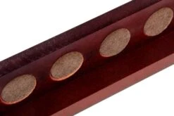 Cue + Case Funky Chalk 8 Way STRAIGHT Wall Mounted Snooker Pool Cue Rack With Brass Clips - Holds 8 Cues -Billiards Shop IMG 9894edit