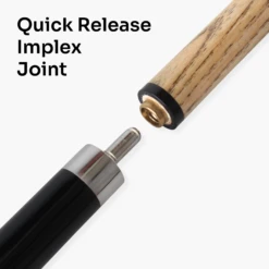 Cue + Case Jonny 8 Ball AQUA RISS 57 Inch 2 Piece Centre Joint English Pool Cue With 8.5mm Elk Master Tip -Billiards Shop J8B AR 3