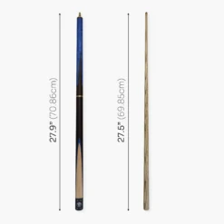 Jonny 8 Ball Jonny 8 Ball HAWK 3 Section Rapid Shorten English Pool Cue – 8mm Tip - 55 & 57" Length -Billiards Shop J8B HAWK 5 B