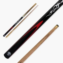 Jonny 8 Ball Jonny 8 Ball SILVER SMOKE 57 Inch 2 Piece Centre Joint Ash English Pool Cue With 8.5mm Tip