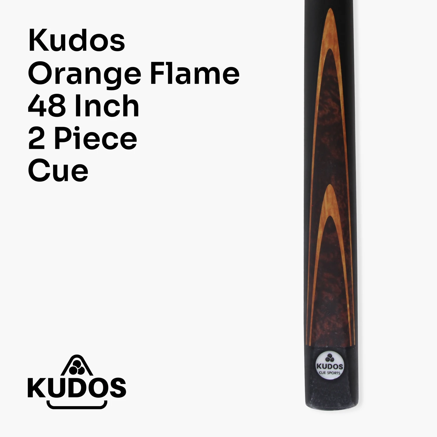 Kudos Kudos Classic Range 48 Inch Junior Kids 2 Piece Snooker Pool Cue With 9.5mm Tip 4 Kudos Kudos Classic Range 48 Inch Junior Kids 2 Piece Snooker Pool Cue With 9.5mm Tip - Image 2