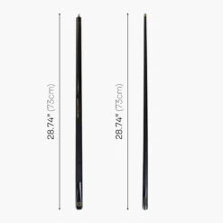 BCE BCE Mark Selby 'Simulated Graphite Shaft' Snooker & Pool Cue - Metallic BLACK -Billiards Shop Metallic Black 5