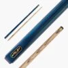 Riley Riley METALLIC BLUE Butt 2 Piece Ash Snooker & Pool Cue - 9.5mm Tip, 17oz - 18oz -Billiards Shop Metallic Blue 1