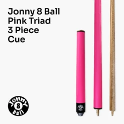 Jonny 8 Ball Jonny 8 Ball 48 Inch PINK JUNIOR TRIAD 3 Section Pool Snooker Cue & SOFT CASE -Billiards Shop Pink Triad 3 b383d0c1 d5ee 4e33 90a9 510266faa576