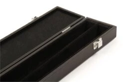 Cue & Case Plain Black CLASSIC ATTACHE Batten ¾ Joint Snooker Cue Case – Strong & Spacious -Billiards Shop PlainBlackclassicattache34 2