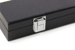 Cue & Case Plain Black CLASSIC ATTACHE Batten ¾ Joint Snooker Cue Case – Strong & Spacious -Billiards Shop PlainBlackclassicattache34 4