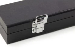 Cue & Case Plain Black CLASSIC ATTACHE Batten ¾ Joint Snooker Cue Case – Strong & Spacious -Billiards Shop PlainBlackclassicattache34 5