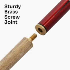 Riley Riley Red Rocket 48 Inch 2 Piece Kids Cue And Case Set 9.5mm Tip With Riley Sleeve Case -Billiards Shop RedRocket3