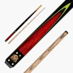BCE BCE MARK SELBY Signature Heritage 57 Inch 2 Piece Snooker Pool Cue 9.5mm Tip -Billiards Shop Red 1 cue