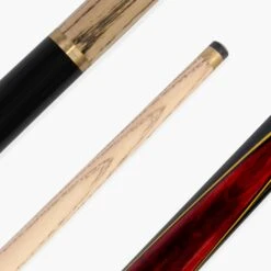 BCE BCE Red Birds Eye Two Piece Ash Snooker Pool Cue - 9.5mm Tip -Billiards Shop Red Birds Eye 6
