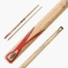 BCE BCE Mark Selby RED CLASSIC ASH Weight Adjustable 57" 2pc Ash Pool Snooker Cue - 9.5mm -Billiards Shop Red Classic 1