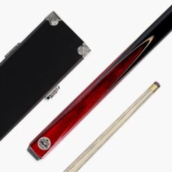 Baize Master Baize Master Jimmy White VICTORY 57 Inch Cue And Case Set 9.5mm Tip With Black Hard Case -Billiards Shop Red Victory 1