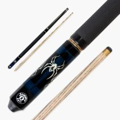 Jonny 8 Ball Jonny 8 Ball 57 Inch Adjustable 4 Piece Pool Cue 8mm Tip - Shorten To 45 Inch