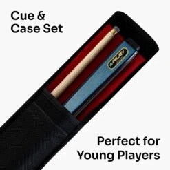 Riley Riley Paul Hunter Striker 48 Inch 2 Piece Kids Snooker Pool Cue And Case Set 9.5mm Tip -Billiards Shop Striker8