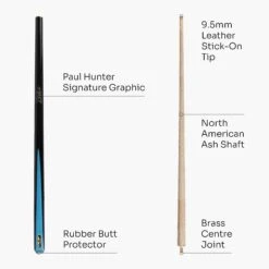Riley RILEY Paul Hunter STRIKER Short Junior 48 Inch Kids Snooker Pool Cue -Billiards Shop Striker 4