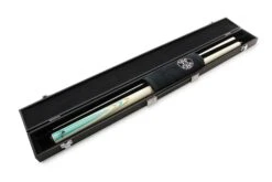 PowerGlide PowerGlide CIRCA II 2pc Jointed 57 Inch Snooker Cue With BLACK ATTACHE HARD CASE & MIDI CUE TOWEL -Billiards Shop bimage90177698