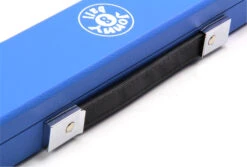 Jonny 8 Ball Jonny 8 Ball MEDIUM Kids Hard Cue Case For 2 Piece 48 Inch Junior Cues -Billiards Shop blue medium 2pc case 4