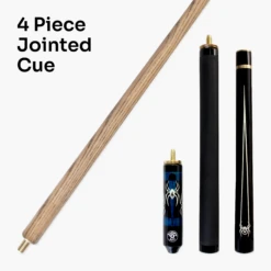 Jonny 8 Ball Jonny 8 Ball 57 Inch Adjustable 4 Piece Pool Cue 8mm Tip - Shorten To 45 Inch -Billiards Shop corrected shaft 2de73d1b 9436 4734 88ea 1e3255f3b24f