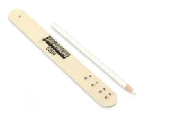 Cue & Case Superleague White Plastic Pool Snooker D MARKER Stick And WHITE PENCIL