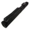 Cue & Case ALL BLACK Leather Patch Effect SQUARE Cue Case - Holds 2 Centre Jointed Cues -Billiards Shop image198993725