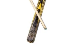Baize Master Baize Master Gold Series YELLOW EMPEROR 8-BALL POOL CUE SET With 57 Inch Hand Spliced 3/4 Joint Cue 8mm Tip, Deluxe Black Interior Hard Case And 2 X Chalk 13 Baize Master Baize Master Gold Series YELLOW EMPEROR 8-BALL POOL CUE SET With 57 Inch Hand Spliced 3/4 Joint Cue 8mm Tip, Deluxe Black Interior Hard Case And 2 X Chalk -Billiards Shop image395704951 1