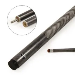 Jonny 8 Ball Jonny 8 Ball SILVER GRAND PRIX Genuine Graphite 2 Piece Snooker Pool Cue - 9mm Tip