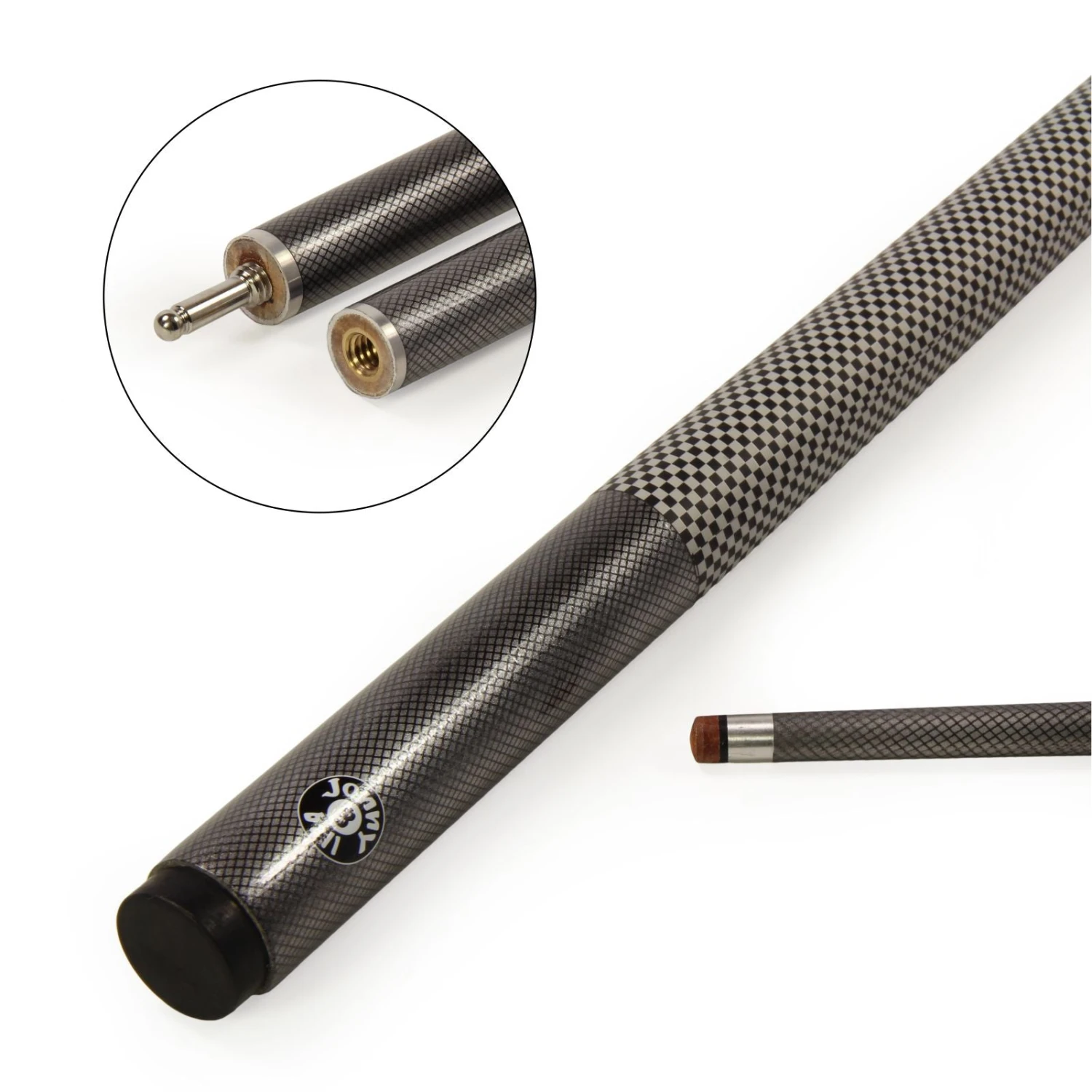 Jonny 8 Ball Jonny 8 Ball SILVER GRAND PRIX Genuine Graphite 2 Piece Snooker Pool Cue - 9mm Tip 3 Jonny 8 Ball Jonny 8 Ball SILVER GRAND PRIX Genuine Graphite 2 Piece Snooker Pool Cue - 9mm Tip